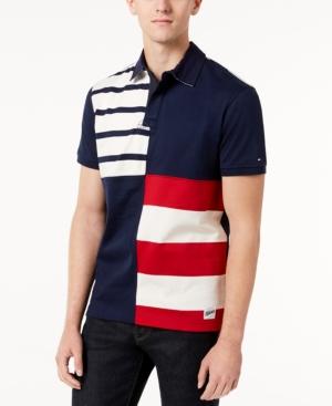 Tommy Hilfiger Men's Colorblocked Stripe Polo