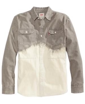 Levi's Men's Bleach Dip Denim Shirt