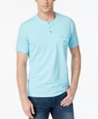Alfani Men's Short-sleeve Pique Henley T-shirt
