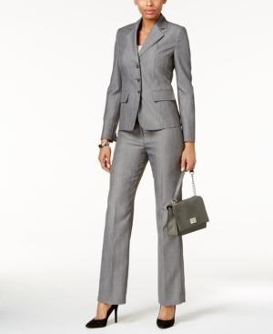 Le Suit Melange Three-button Pantsuit