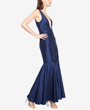 Fame And Partners V-neck Mermaid Dress