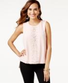 Thalia Sodi Studded Blouson Top, Only At Macy's