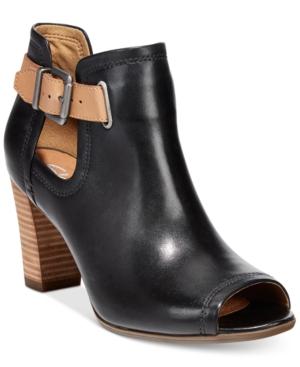 Clarks Artisan Women's Shira Nicole Peep-toe Booties Women's Shoes