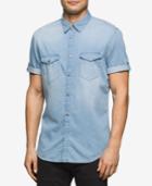 Calvin Klein Jeans Men's Roll-tab Denim Shirt