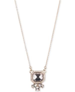 Ivanka Trump Gold-tone Clear & Colored Crystal Pendant Necklace