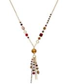 Inc International Concepts Gold-tone Beaded Tassel Necklace, Created For Macy's