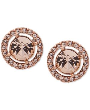 Givenchy Stone & Crystal Halo Stud Earrings