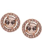 Givenchy Stone & Crystal Halo Stud Earrings