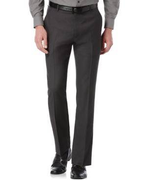 Perry Ellis Slim-fit Twill Striped Dress Pants