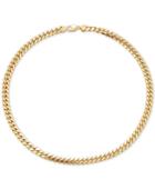 Men's Cuban Link 22 Chain Necklace In 18k Gold-plated Sterling Silver