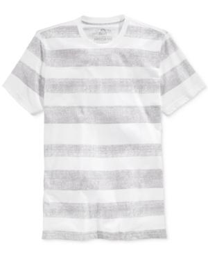 American Rag Men's Distressed-stripe T-shirt, Only At Macy's