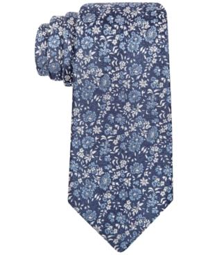 Tasso Elba Men's Montone Flower Tie, Created For Macy's