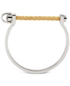 Charriol Two-tone Structural Bangle Bracelet In Stainless Steel & 14k Gold-plated Stainless Steel Pvd