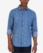 Nautica Men's Slim-fit Floral-print Shirt