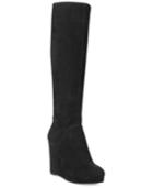 Nine West Harvee Wedge Tall Boots Women's Shoes