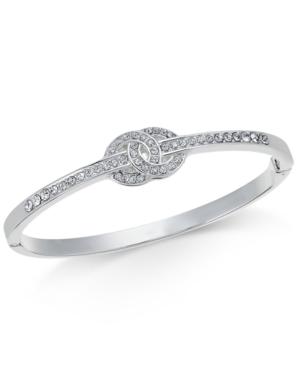 Charter Club Silver-tone Interlocking Pave Circle Bracelet, Only At Macy's