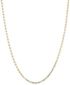 Tri-tone Valentina Chain Necklace In 14k Gold
