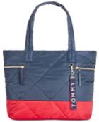 Tommy Hilfiger Kensington Quilted Colorblocked Tote