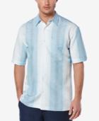 Cubavera Men's Linen Lightweight Stripe Short-sleeve Shirt
