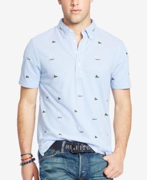 Polo Ralph Lauren Embroidered Sailboat Hampton Shirt