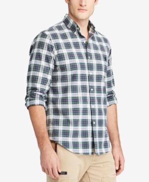 Polo Ralph Lauren Men's Iconic Plaid Slim-fit Oxford Shirt