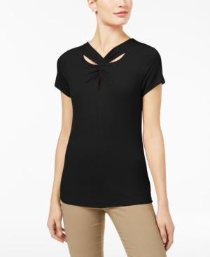 I.n.c. Twist-front Top, Created For Macy's