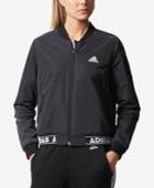 Adidas Modern Varsity Fleece-lined Bomber Jacket