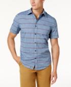 Tommy Hilfiger Men's Custom-fit Dante Striped Shirt