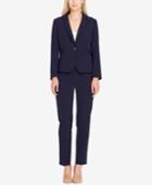 Tahari Asl Ruffled One-button Pantsuit