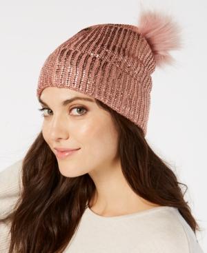 I.n.c. Liquid Shine Beanie, Created For Macy's