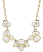 Inc International Concepts Gold-tone White Stone And Crystal Statement Necklace, Only At Macy's