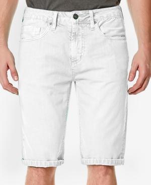 Buffalo David Bitton Men's Parker White Denim Shorts