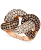 Le Vian Red Carpet Diamond Knot Ring (3-1/2 Ct. T.w.) In 14k Rose Gold