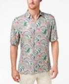Tasso Elba Men's Tropical Paisley-print Shirt, Created For Macy's