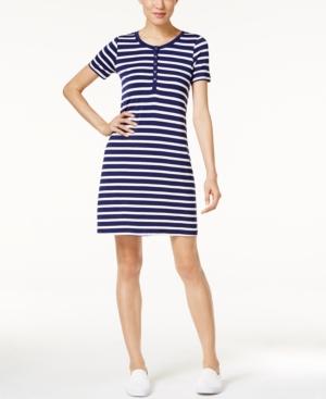 G.h. Bass & Co. Striped T-shirt Dress