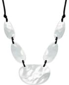 Style & Co. Silver Tone Metal Statement Necklace