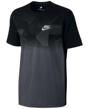 Nike Men's Sportswear Zinc-print Cotton T-shirt
