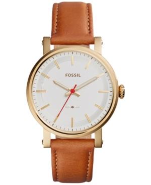 Fossil Women's Original Boyfriend Brown Leather Strap Watch 38mm Es4181