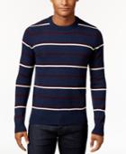 Tommy Hilfiger Men's Justin Striped Crew-neck Sweater