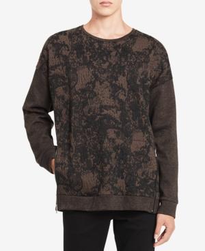Calvin Klein Men's Printed Oversize Sweatshirt