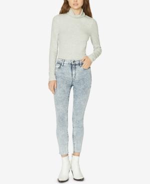 Sanctuary Acid Wash Raw-hem Jeans