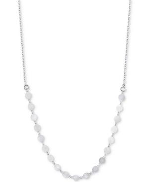 Unwritten Multi-disc Statement Necklace In Sterling Silver