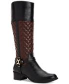 Charter Club Helenn Wide-calf Riding Boots, Created For Macy's Women's Shoes