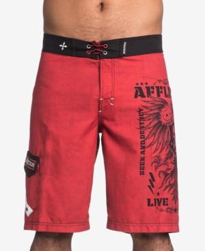 Affliction Men's Graphic-print Board Shorts