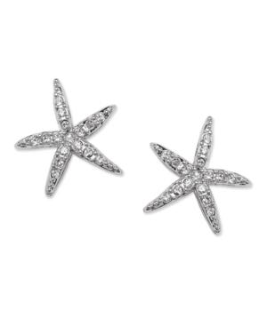 Swarovski Earrings, Crystal Starfish Stud