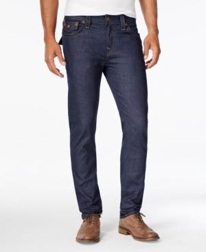 True Religion Men's Rocco Outsider Straight-fit Raw Jeans