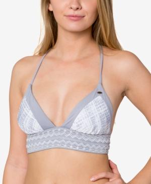 O'neill Vida Mixed-print Bralette Bikini Top Women's Swimsuit