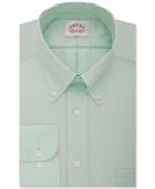 Eagle Men's Non-iron Classic-fit Flex Collar Sage Solid Dress Shirt