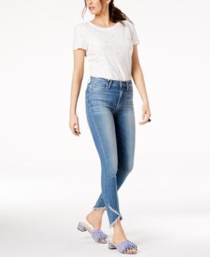 Joe's The Charlie Tulip-hem Ankle Skinny Jeans