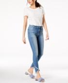 Joe's The Charlie Tulip-hem Ankle Skinny Jeans